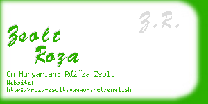 zsolt roza business card